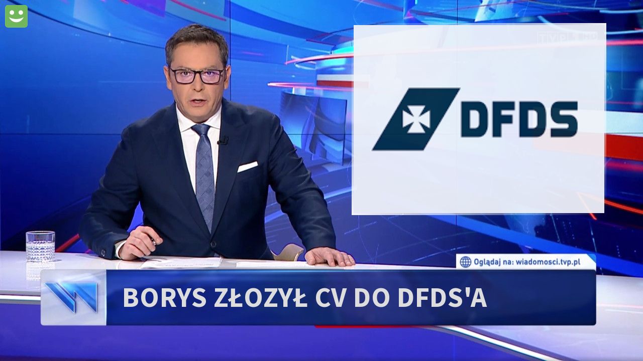 Borys złozył cv do dfds'a