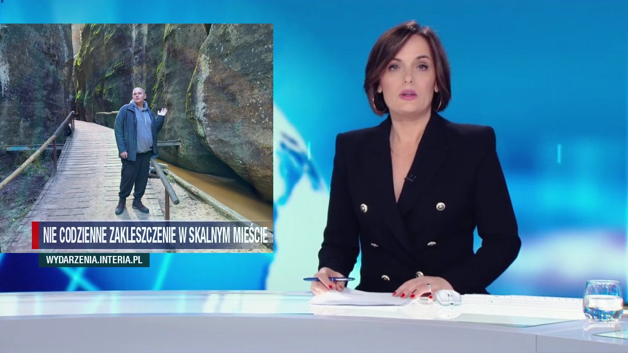 Nie codzienne zakleszczenie w skalnym mieście 