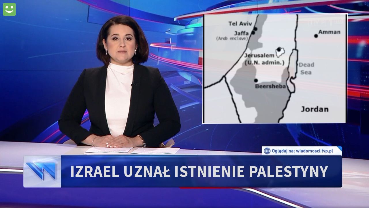 Izrael uznał istnienie palestyny