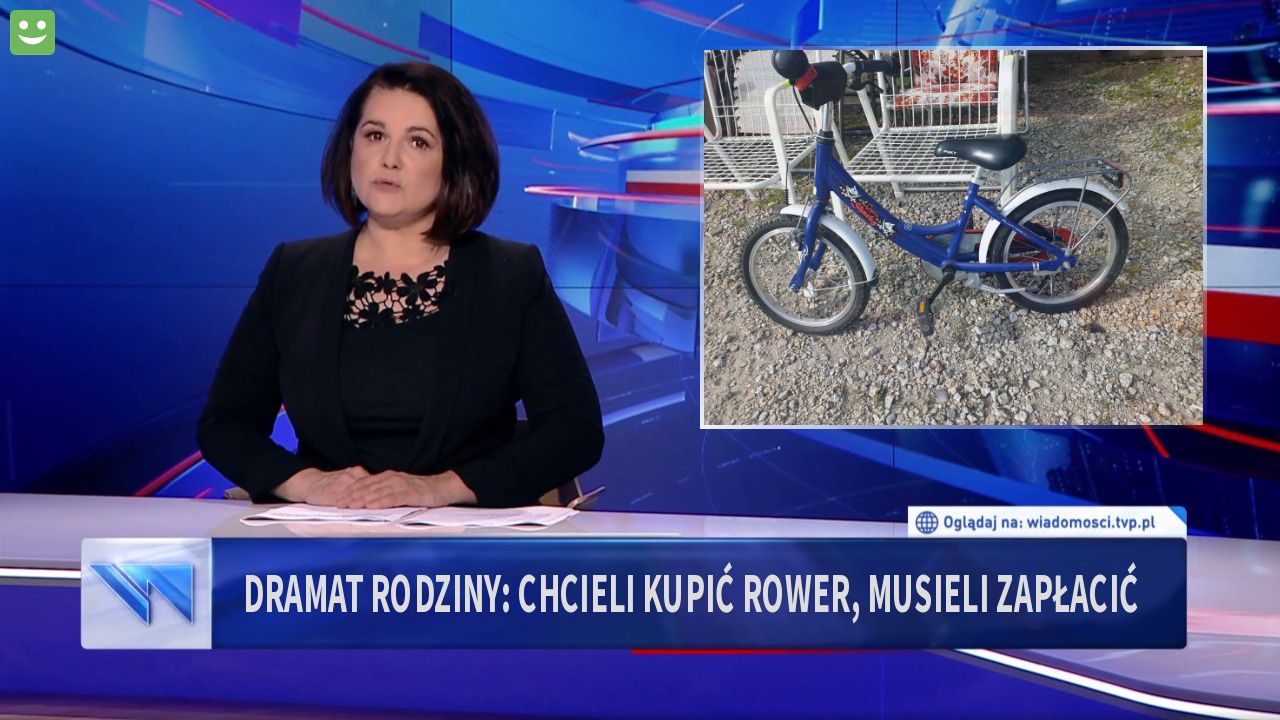 Dramat rodziny: chcieli kupić rower, musieli zapłacić 