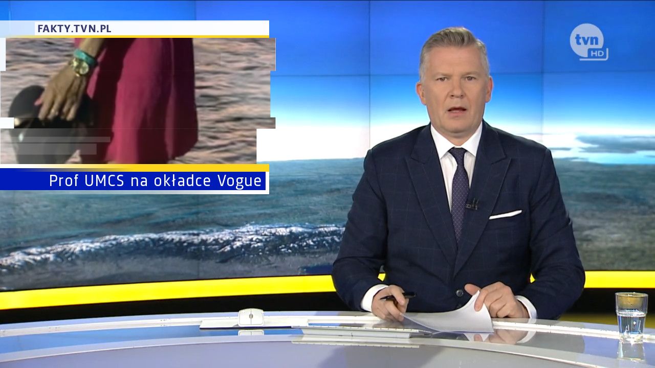 Prof UMCS na okładce Vogue