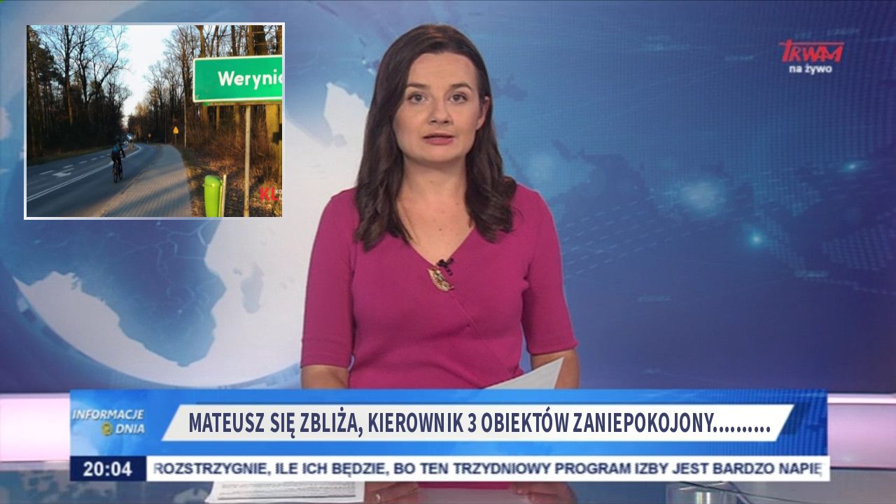 Mateusz się zbliża, kierownik 3 obiektów zaniepokojony..........