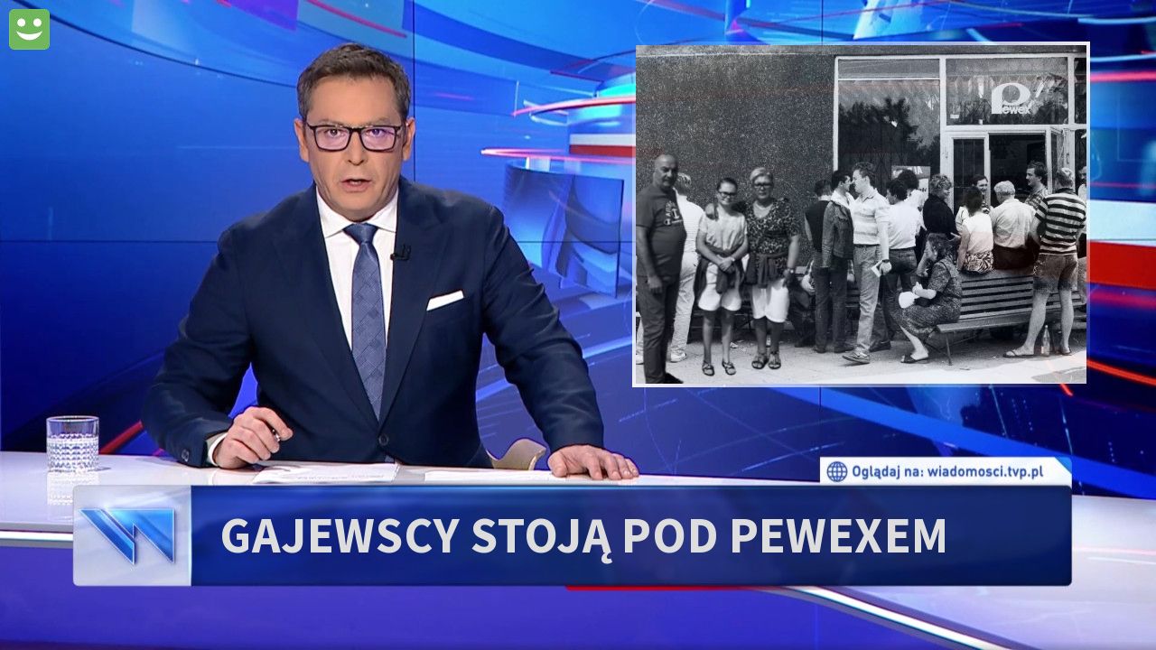 Gajewscy stoją pod Pewexem