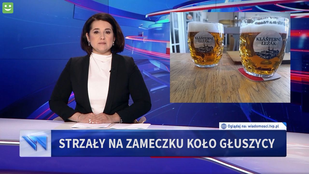 Strzały na zameczku koło głuszycy