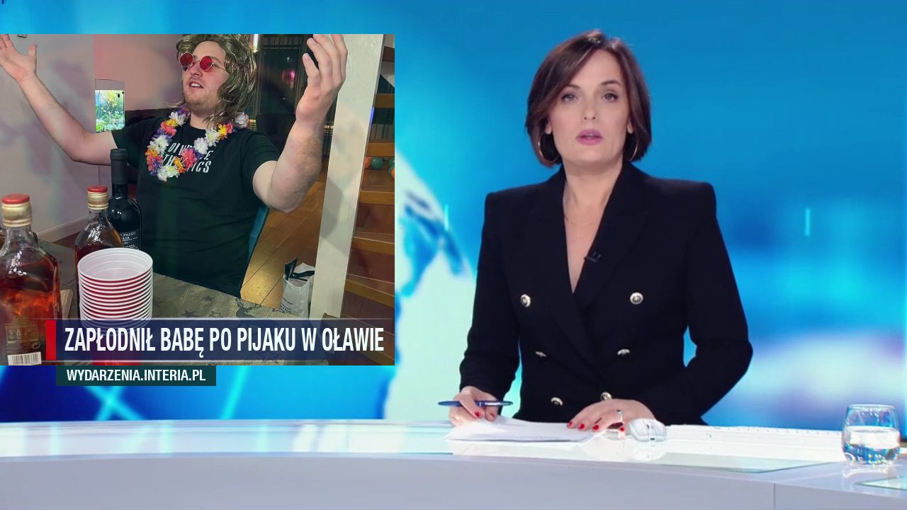 Zapłodnił babę po pijaku w Oławie 