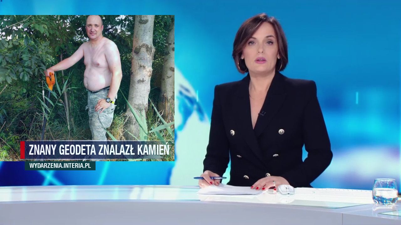 Znany geodeta znalazł kamień 