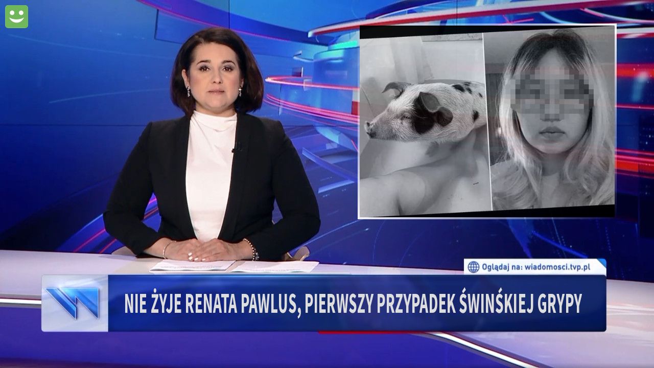 nie żyje renata pawlus, pierwszy przypadek świnśkiej grypy