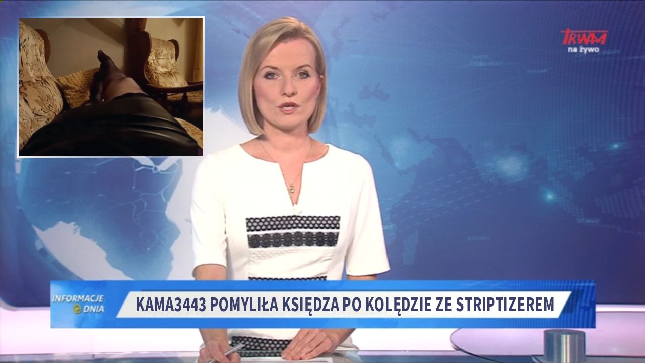 Kama3443 pomyliła księdza po kolędzie ze striptizerem