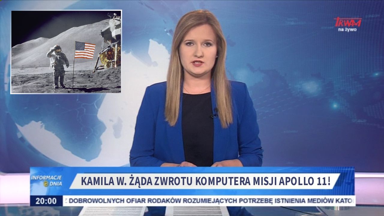 Kamila W. żąda zwrotu  komputera misji apollo 11!