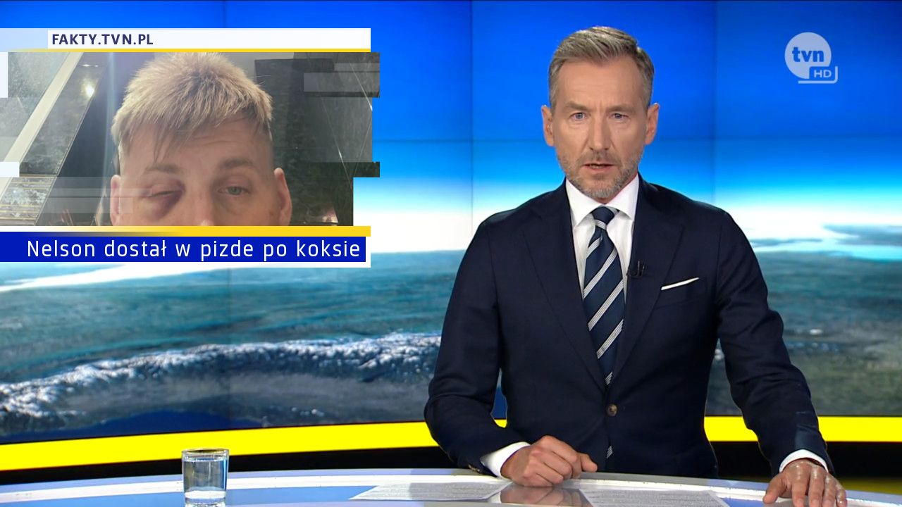 Nelson dostał w pizde po koksie