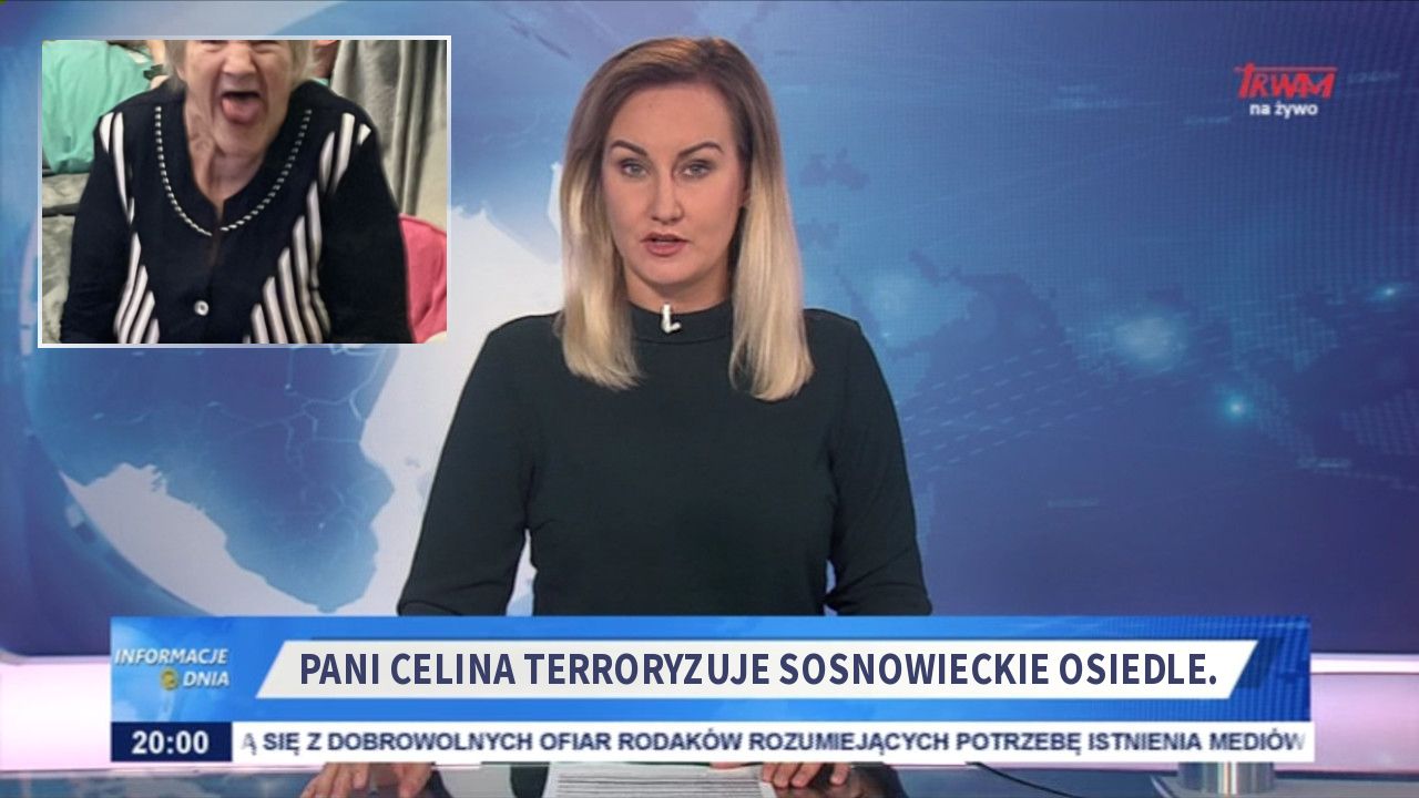 Pani Celina terroryzuje sosnowieckie osiedle.