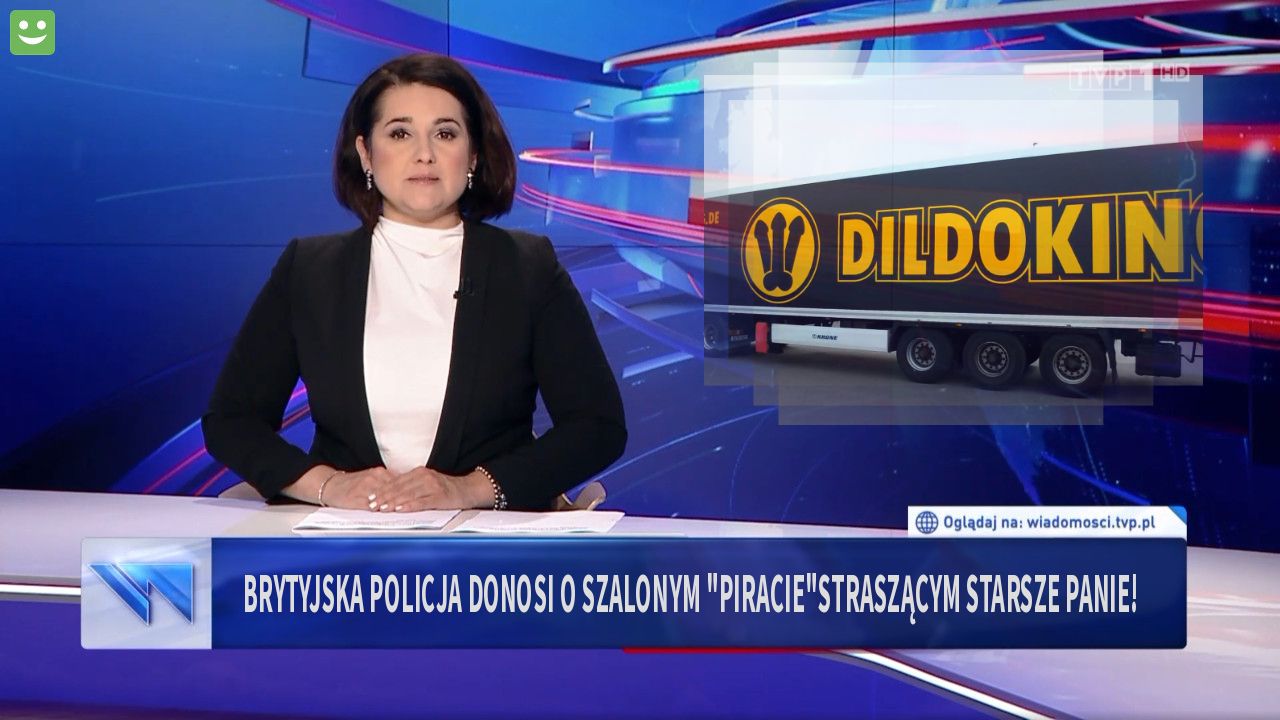 Brytyjska policja donosi o szalonym "Piracie"straszącym starsze panie!