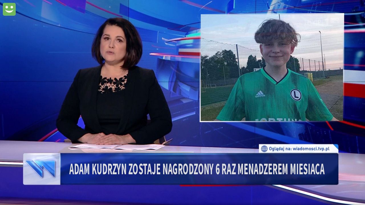 Adam Kudrzyn zostaje nagrodzony 6 raz menadzerem miesiaca