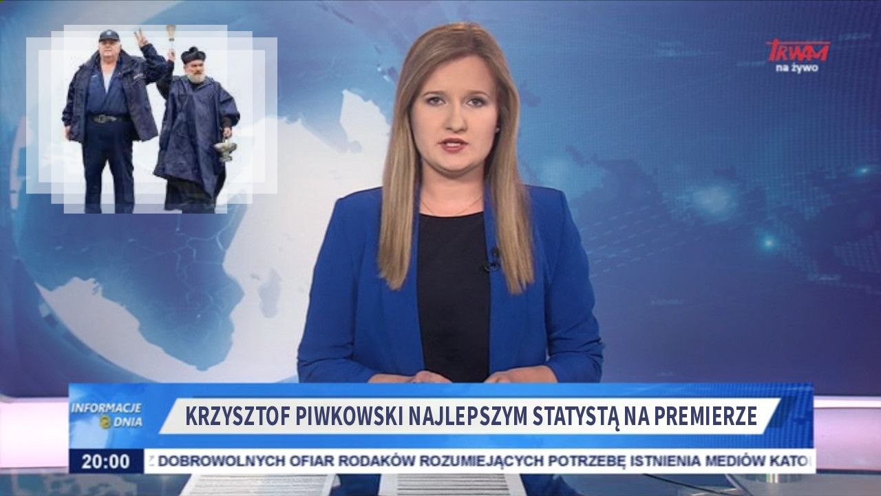 Krzysztof Piwkowski najlepszym statystą na premierze 