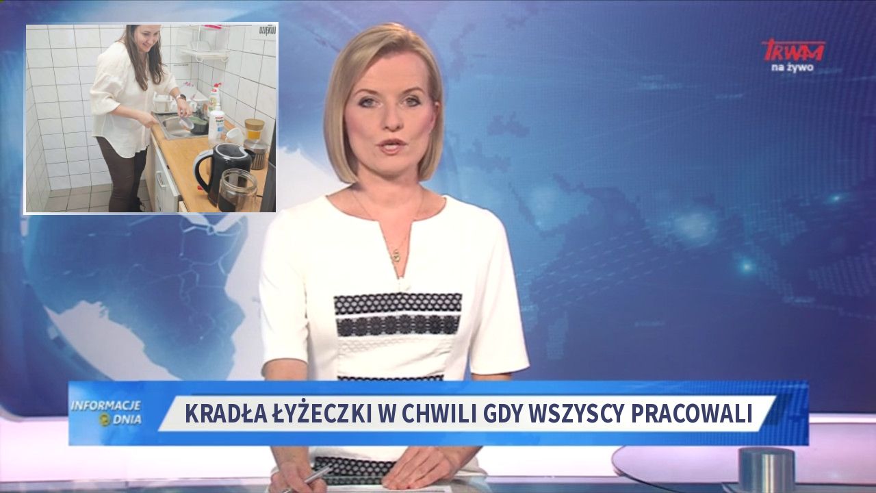 Kradła łyżeczki w chwili gdy wszyscy pracowali 