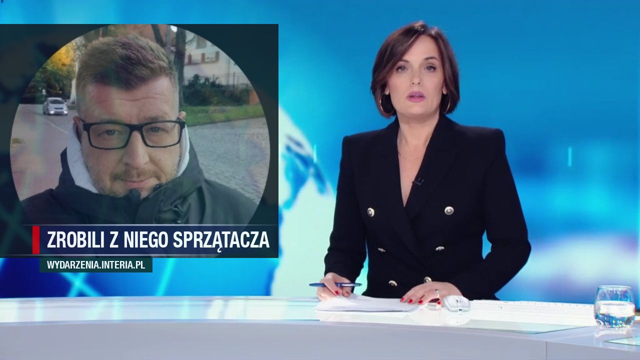 Zrobili z niego sprzątacza 