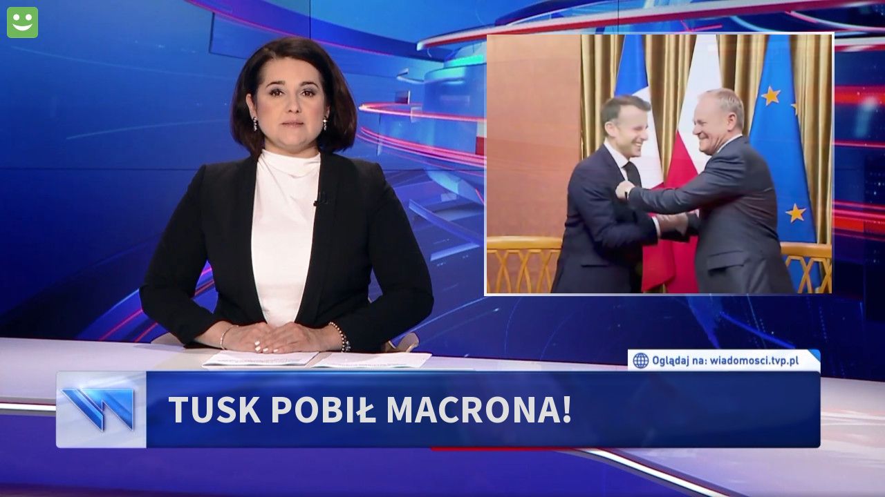 Tusk pobił macrona!