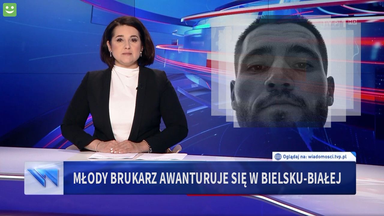 Młody brukarz awanturuje się w Bielsku-Białej