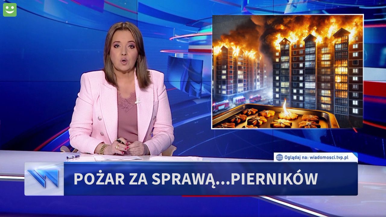 Pożar za sprawą...pierników 