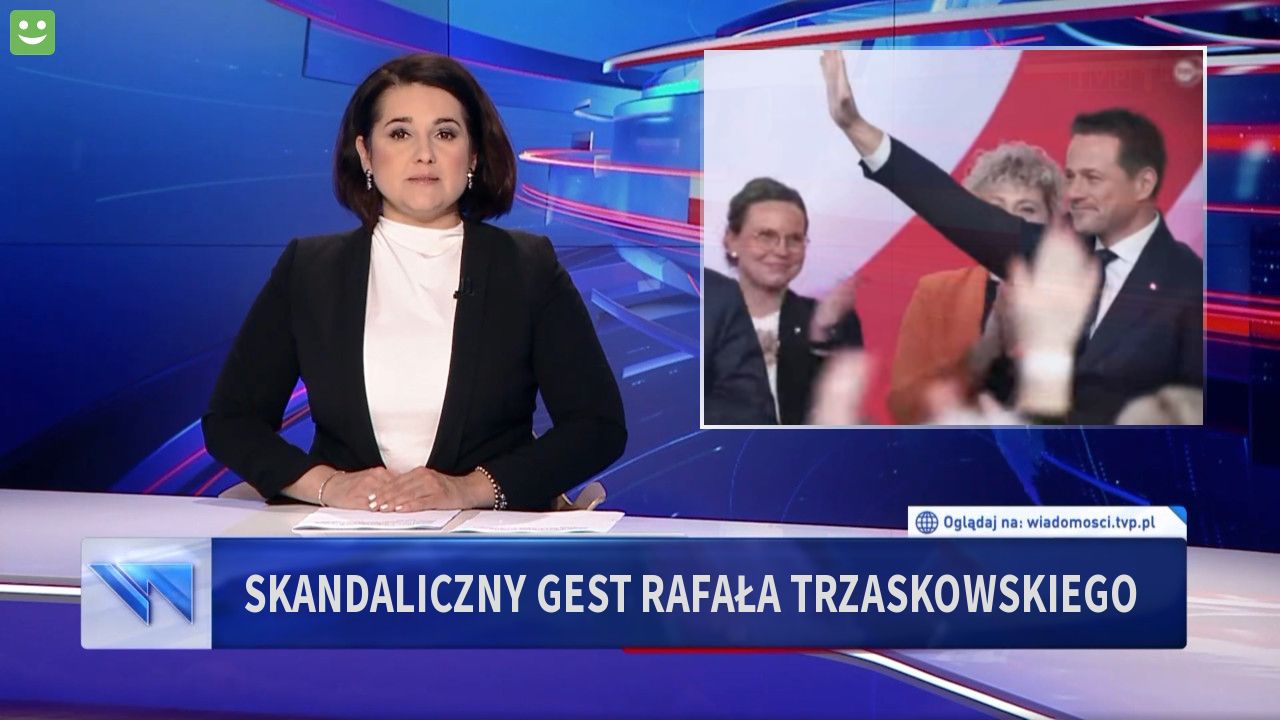 skandaliczny gest Rafała Trzaskowskiego 