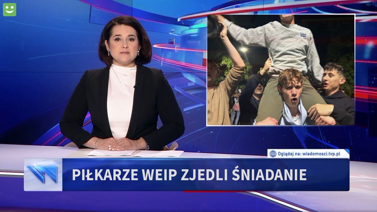 piłkarze weip zjedli śniadanie