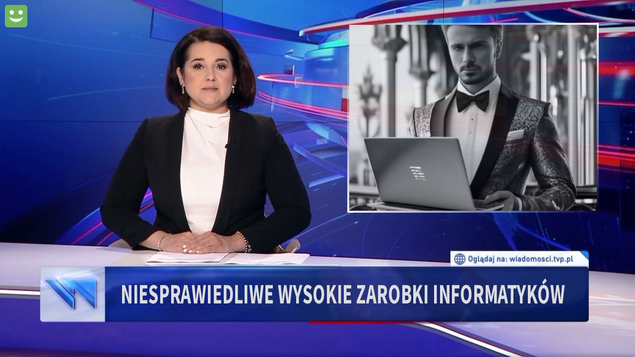 Niesprawiedliwe wysokie zarobki informatyków