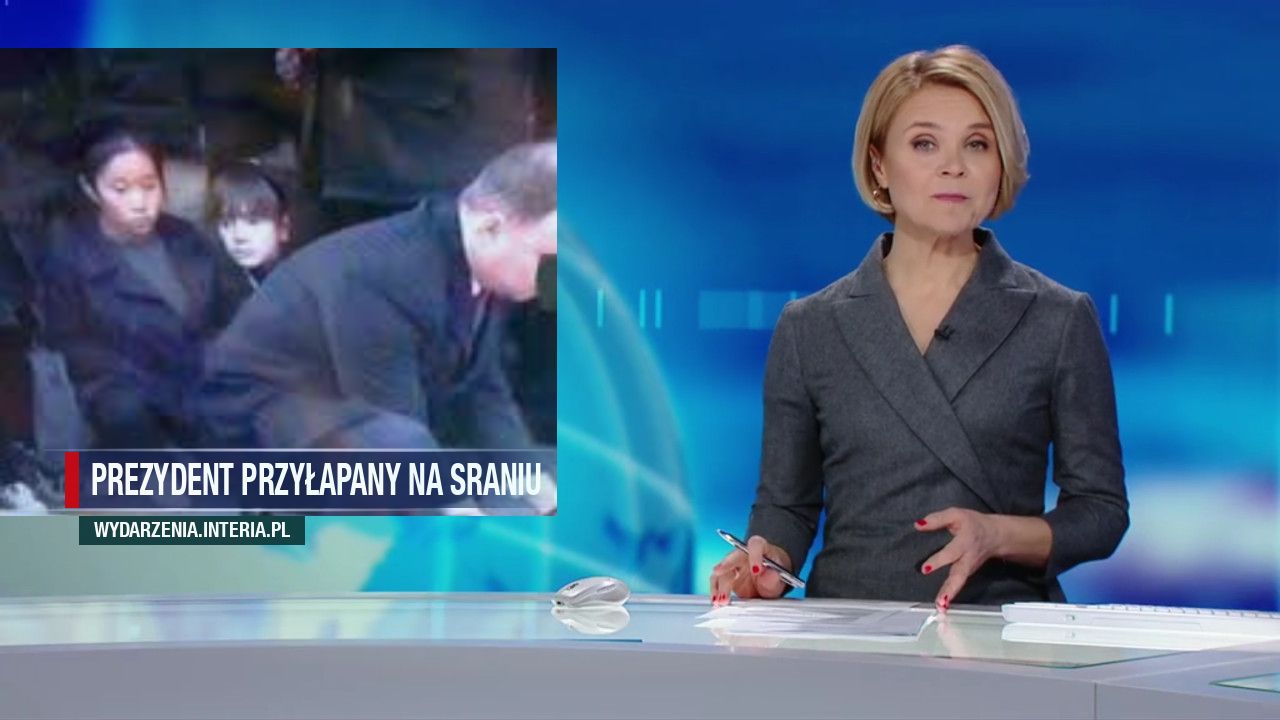 PREZYDENT PRZYŁAPANY NA SRANIU