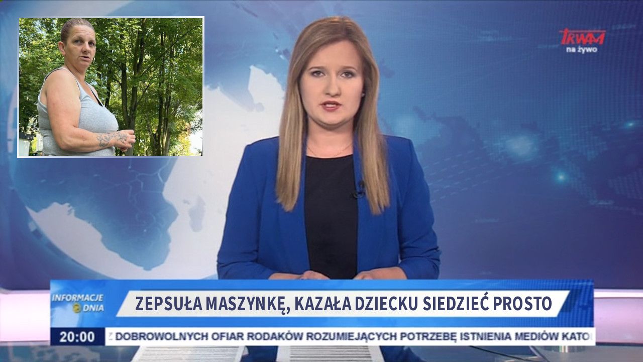 Zepsuła maszynkę, kazała dziecku siedzieć prosto