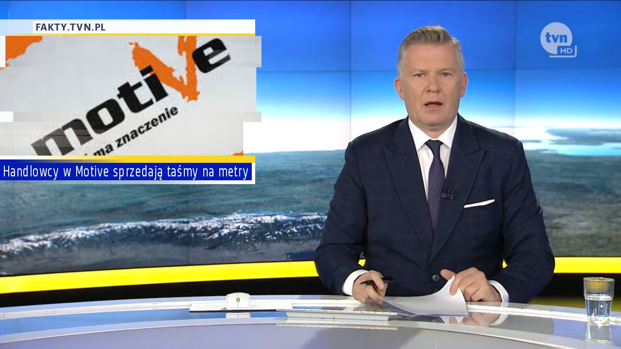 Handlowcy w Motive sprzedają taśmy na metry 