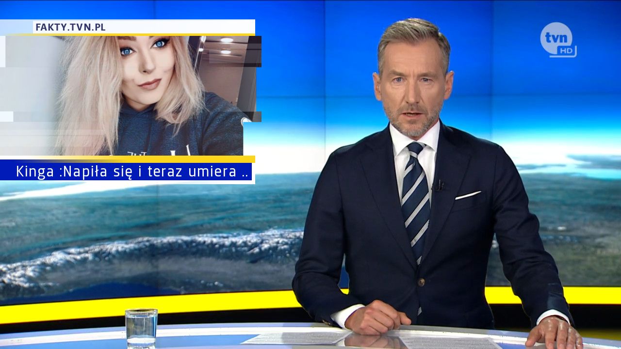 Kinga :Napiła się i teraz umiera ..