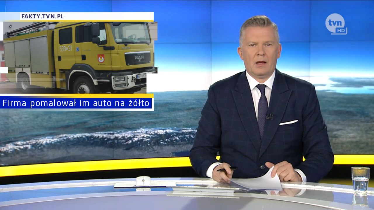 Firma pomalował im auto na żółto