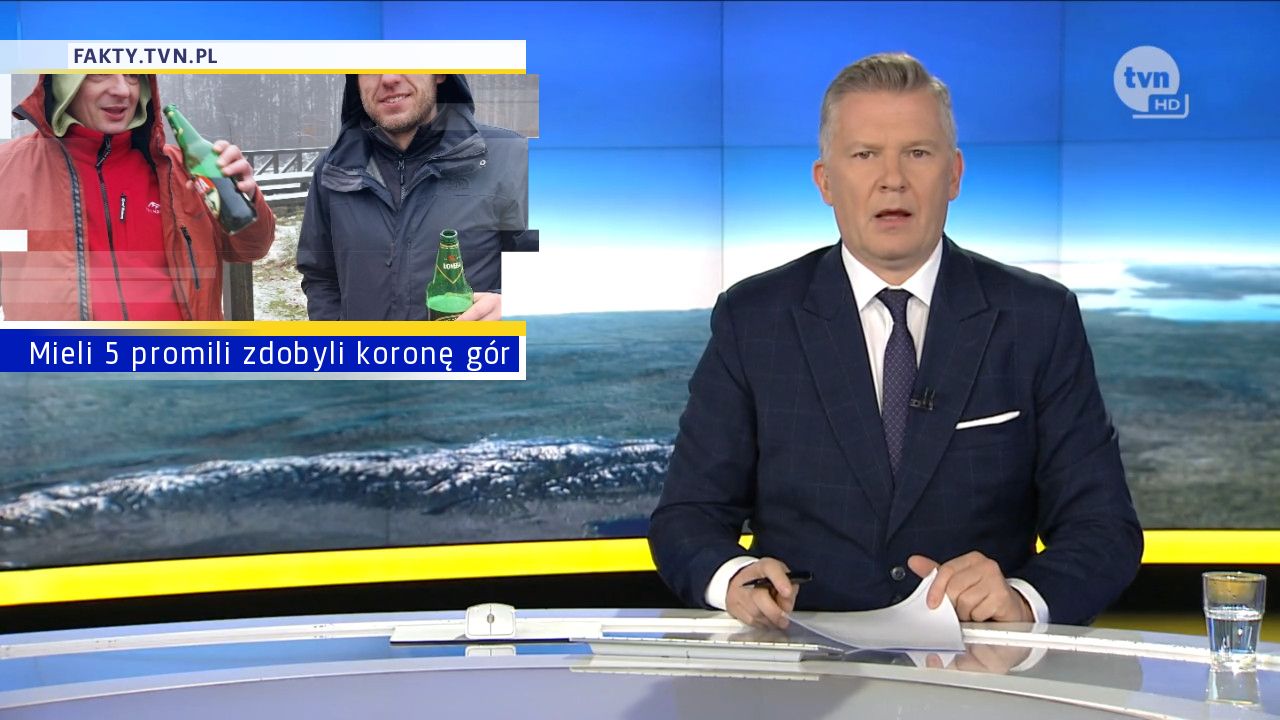 Mieli 5 promili zdobyli koronę gór