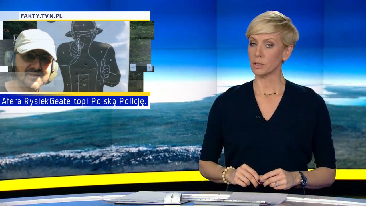 Afera RysiekGeate topi Polską Policję.