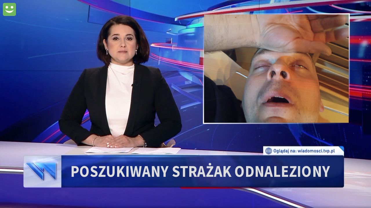 Poszukiwany strażak odnaleziony