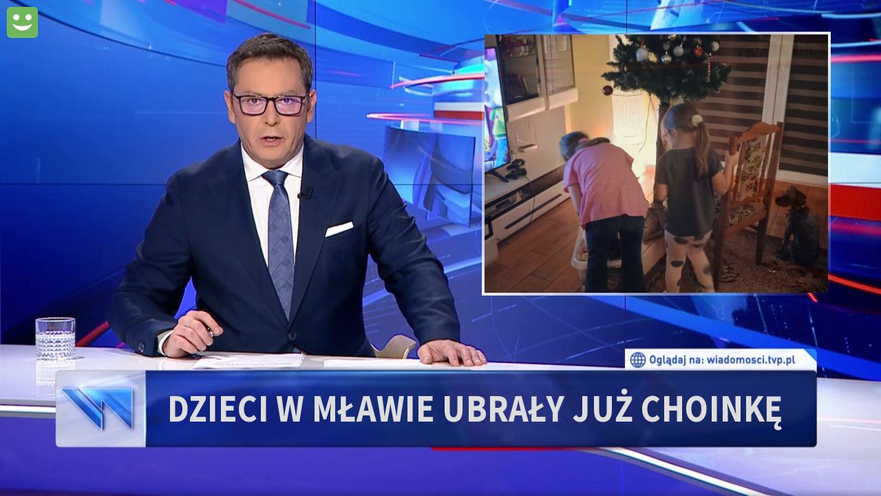 Dzieci w Mławie ubrały już choinkę