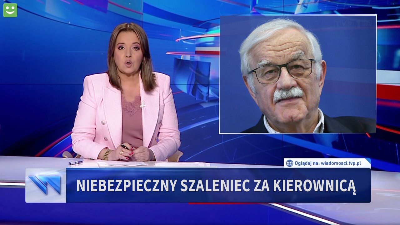 niebezpieczny szaleniec za kierownicą