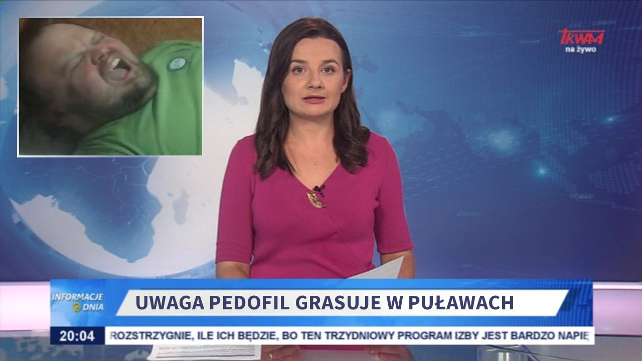 Uwaga Pedofil grasuje w Puławach