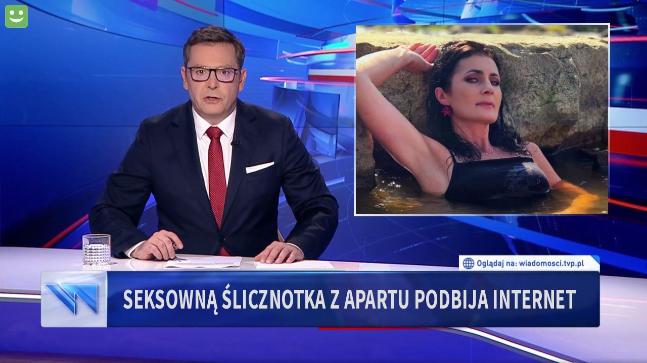 Seksowną  ślicznotka z Apartu podbija internet