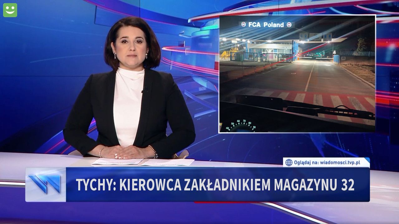 Tychy: Kierowca zakładnikiem magazynu 32 