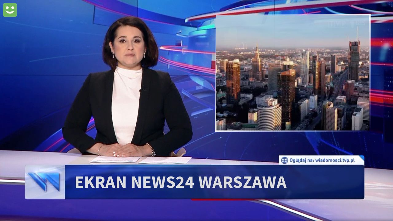 Ekran News24 Warszawa