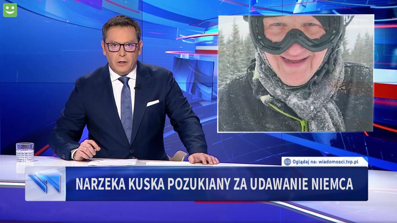 Narzeka kuska pozukiany za udawanie niemca