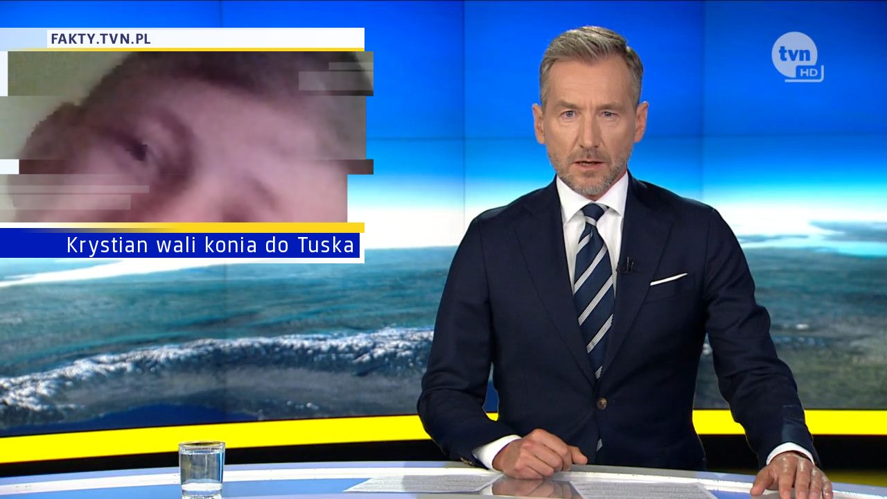 Krystian wali  konia do Tuska 