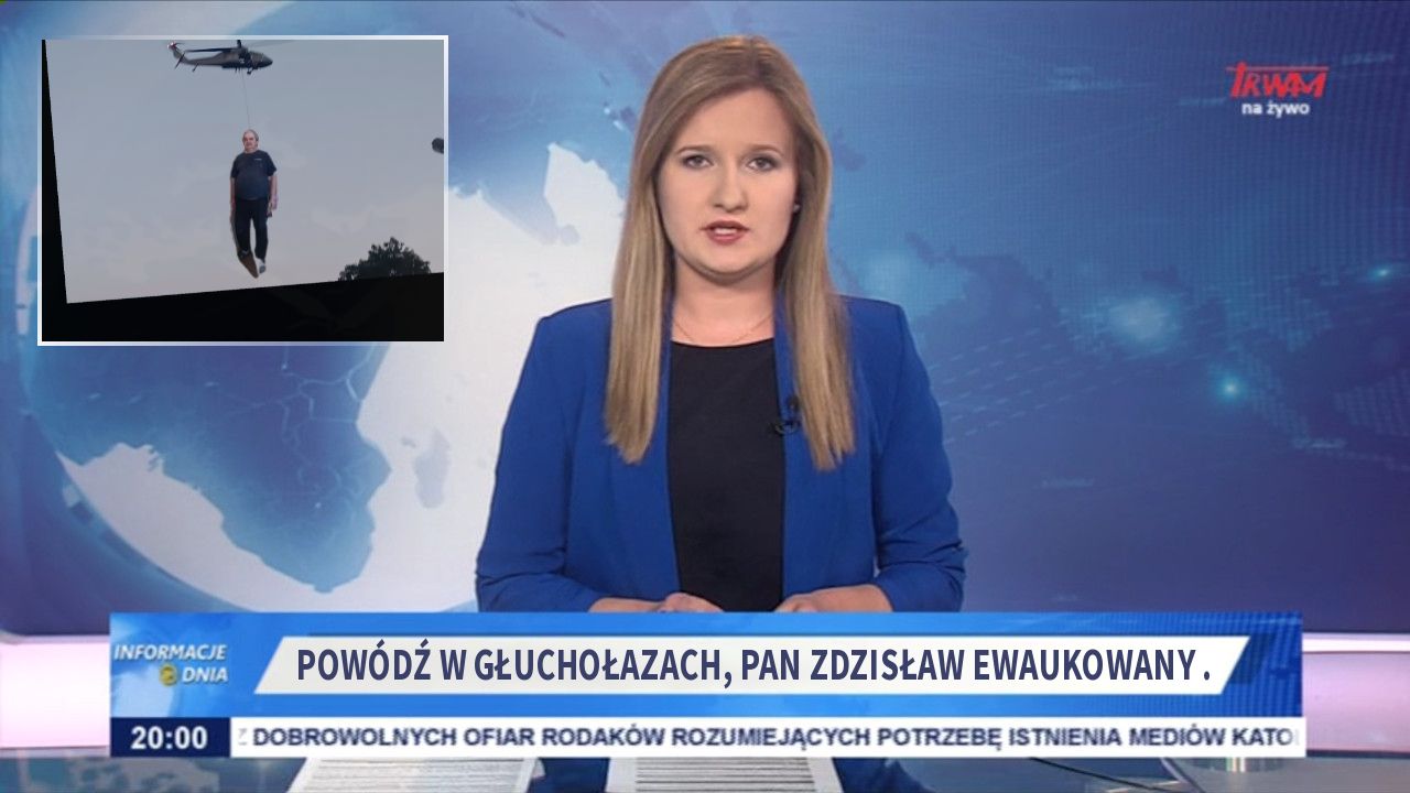 Powódź w Głuchołazach, pan Zdzisław ewaukowany .