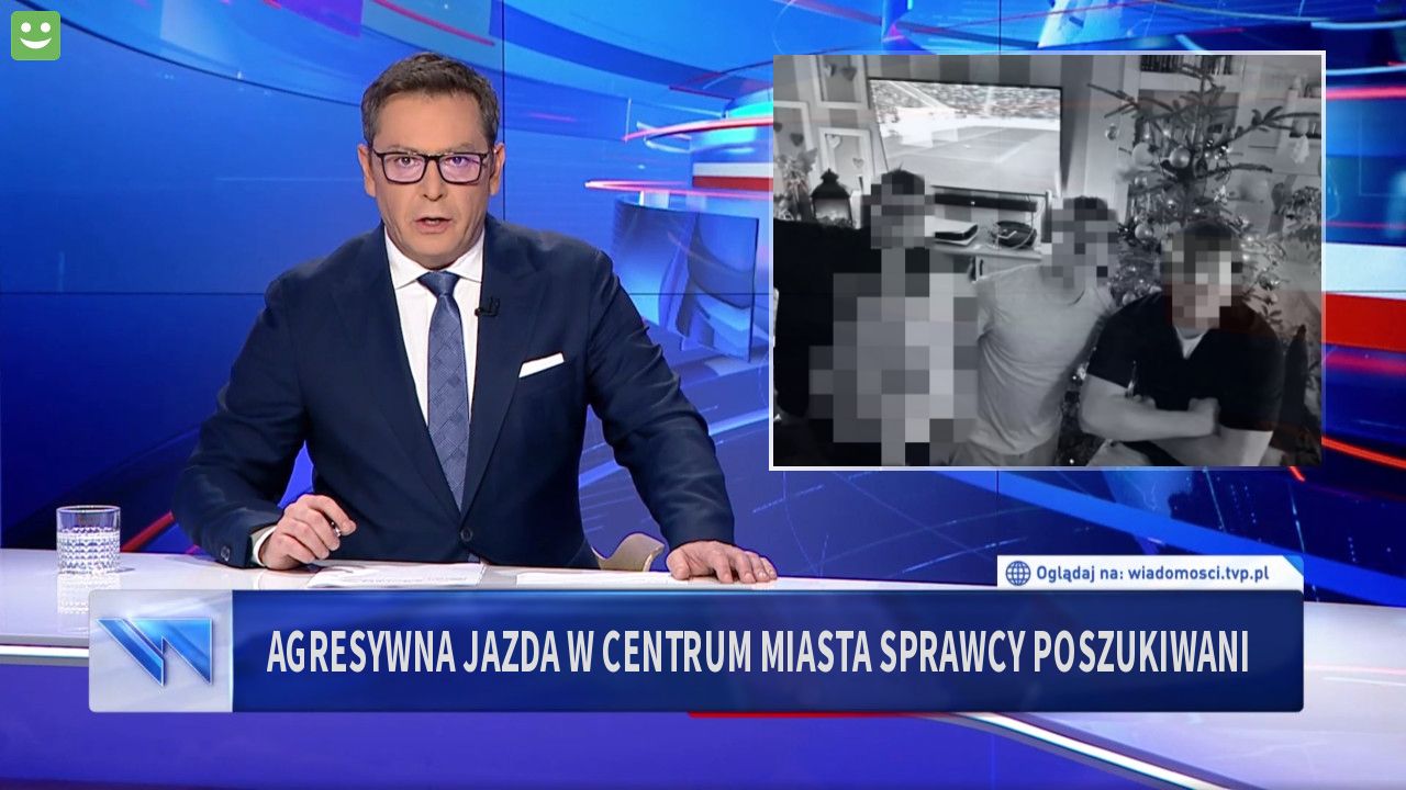 agresywna jazda w centrum miasta sprawcy poszukiwani