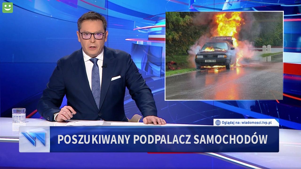 Poszukiwany podpalacz samochodów