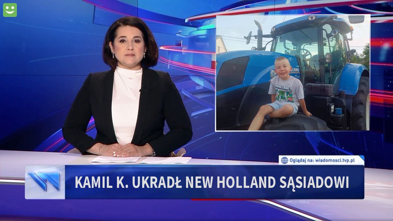 Kamil K. Ukradł NEW HOLLAND sąsiadowi