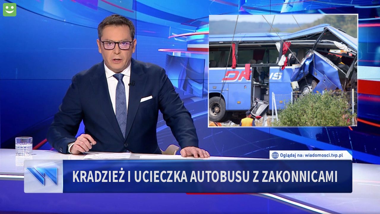 Kradzież i ucieczka autobusu z zakonnicami