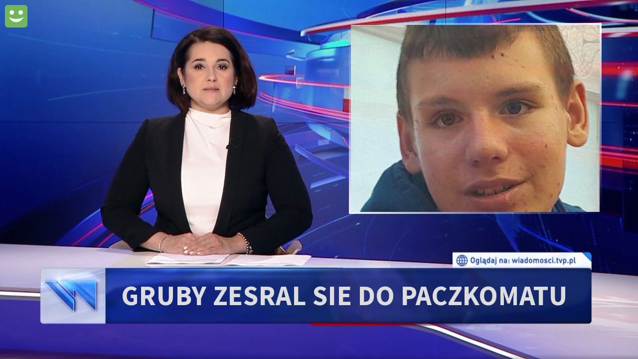 Gruby zesral sie do paczkomatu