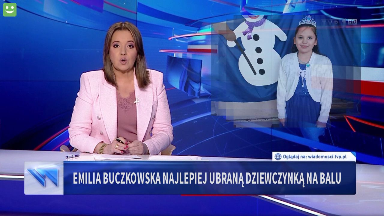 Emilia Buczkowska najlepiej ubraną dziewczynką na balu