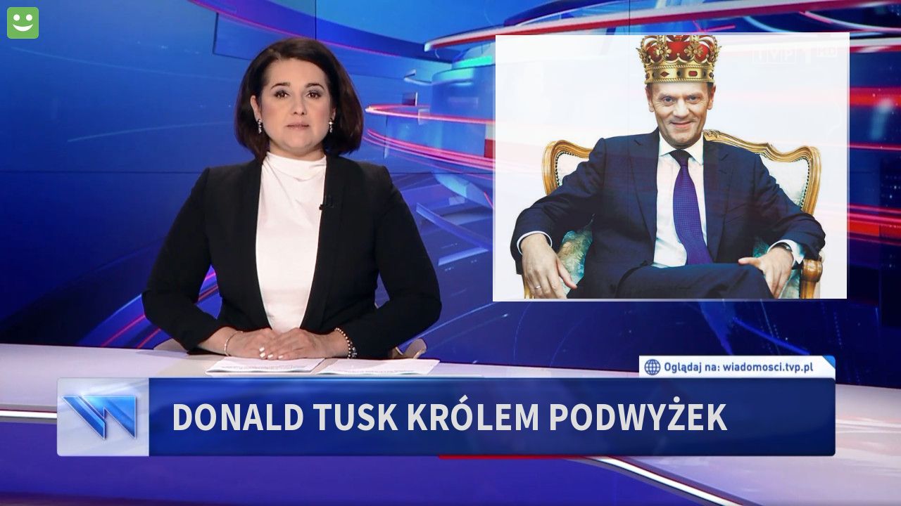 Donald Tusk królem podwyżek